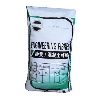 Abrasion-Resistant Polypropylene Short Fiber Concrete , Short Fiber Polypropylene Polypropylene Fiber Wall Crack Resistance