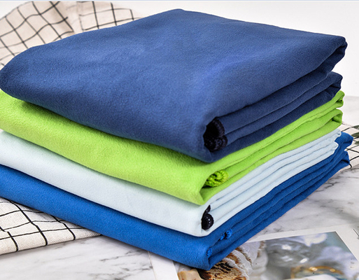 High Quality Anti-Static Dyed 80% Polyester And 20% Polyamide Or Printed Solid Microfiber Fabric For Beach Towel