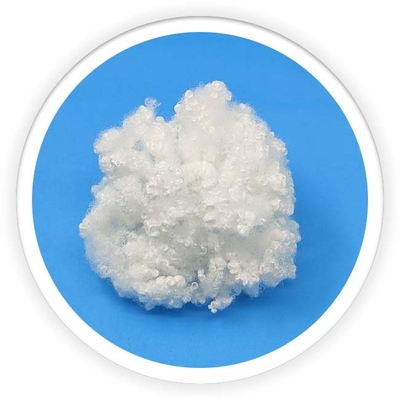 Anti-deformation Virgin Polyester Fiber Roll Cavity Conjugated Siliconized Polyester Staple Fiber